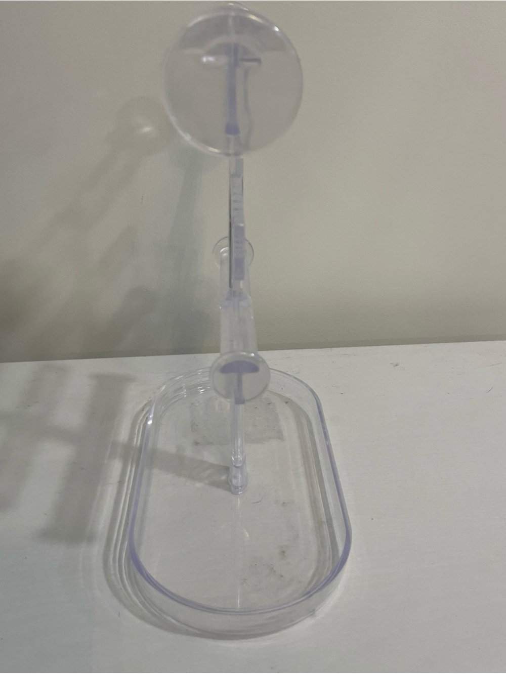 Clear Acrylic Jewelry Stand Organizer - 3-Tier Earring & Bracelet Holder - Picture 2 of 8